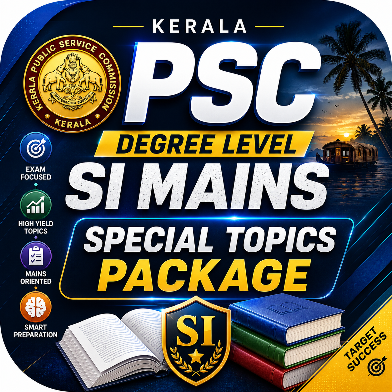 KPSC SI Mains Special Topics Package